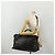 Borsa Boston Coach in pelle 2way nera tono oro Auth 200213 Nero - vista 25