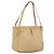 Borsa a mano LOEWE in pelle beige e oro autentica bs36826 D'oro
