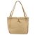 Borsa a mano LOEWE in pelle beige e oro autentica bs36826 D'oro - vista 2
