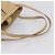 Borsa a mano LOEWE in pelle beige e oro autentica bs36826 D'oro - vista 7