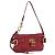 Chloé Chloe Accessory Pouch Leather Red Gold Silver Auth mr2868A Silvery Golden