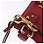 Chloé Chloe Accessory Pouch Leather Red Gold Silver Auth mr2868A Silvery Golden - view 17