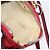 Chloé Chloe Accessory Pouch Leather Red Gold Silver Auth mr2868A Silvery Golden - view 23