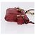 Chloé Chloe Accessory Pouch Leather Red Gold Silver Auth mr2868A Silvery Golden - view 4