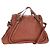 Chloé Borsa Chloe Paraty in pelle 2way Marrone Oro Auth 200955V D'oro