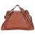 Chloé Borsa Chloe Paraty in pelle 2way Marrone Oro Auth 200955V D'oro - vista 2