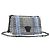 Borsa a tracolla VERSACE Palazzo Sultan Chain in pelle Nero Blu Auth 199526V