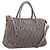 Borsa a mano Miu Miu Matelassé in pelle 2way Grigio Oro Auth 201882V Marrone D'oro