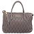 Borsa a mano Miu Miu Matelassé in pelle 2way Grigio Oro Auth 201882V Marrone D'oro - vista 2