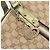Borsa Tote GUCCI GG Canvas Beige e Tono Oro 137396 Auth 202117 - vista 14