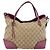 Borsa a mano GUCCI GG Canvas 2way Beige Gold 353120 Auth 200012 D'oro - vista 2