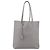 SAINT LAURENT Tote Bag aus Leder Grau Goldton Auth 202234 Braun - Ansicht 2