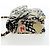 CHANEL Mini Matelasse Chain Shoulder Pouch Satin Beige Silver CC Auth 196975M Argento - vista 4