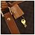 Céline Borsa Boston CELINE Macadam Canvas PVC Leather Brown Gold Auth 197871 Marrone D'oro - vista 16