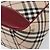 Borsa a tracolla BURBERRY Nova Check Blue Label in tela beige e argento Auth 199428 - vista 10