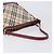 Borsa a tracolla BURBERRY Nova Check Blue Label in tela beige e argento Auth 199428 - vista 7