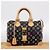 LOUIS VUITTON Monogram Multicolor Speedy 30 Hand Bag Black M92642 Auth 200842SAV Nero - vista 12