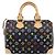 LOUIS VUITTON Monogram Multicolor Speedy 30 Hand Bag Black M92642 Auth 200842SAV Nero - vista 2