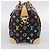 LOUIS VUITTON Monogram Multicolor Speedy 30 Hand Bag Black M92642 Auth 200842SAV Nero - vista 4