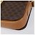 Céline Borsa a tracolla CELINE Macadam Horse Carriage PVC Marrone Tono Oro Auth 202089A - vista 10