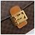Céline Borsa a tracolla CELINE Macadam Horse Carriage PVC Marrone Tono Oro Auth 202089A - vista 14