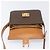 Céline Borsa a tracolla CELINE Macadam Horse Carriage PVC Marrone Tono Oro Auth 202089A - vista 15