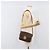 Céline Borsa a tracolla CELINE Macadam Horse Carriage PVC Marrone Tono Oro Auth 202089A - vista 25