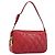 Pouch Miu Miu in pelle rossa tono oro Auth 200834V Rosso