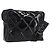 Borsa a tracolla CHANEL Matelasse Pelle verniciata Nero Argento CC Auth bs36946