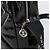 Borsa a tracolla CHANEL Matelasse Pelle verniciata Nero Argento CC Auth bs36946 - vista 14