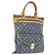 LOUIS VUITTON Monogram Denim Flat shopper Tote Bag Blue M95018 LV Auth 197248V