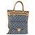 LOUIS VUITTON Monogram Denim Flat shopper Tote Bag Blue M95018 LV Auth 197248V - vista 13