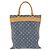 LOUIS VUITTON Monogram Denim Flat shopper Tote Bag Blue M95018 LV Auth 197248V - vista 2