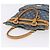 LOUIS VUITTON Monogram Denim Flat shopper Tote Bag Blue M95018 LV Auth 197248V - vista 6