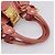 Borsa a mano Miu Miu Vitellolux in pelle 2way Rosa Tono Oro Auth 202077V - vista 7