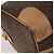 Céline Borsa Boston CELINE Macadam Canvas PVC Leather Brown Gold Auth 199669A Marrone D'oro - vista 11