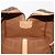 Céline Borsa Boston CELINE Macadam Canvas PVC Leather Brown Gold Auth 199669A Marrone D'oro - vista 19
