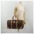 Céline Borsa Boston CELINE Macadam Canvas PVC Leather Brown Gold Auth 199669A Marrone D'oro - vista 24
