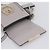 Borsa a tracolla Salvatore Ferragamo Gancini in pelle grigia e oro Auth ka6000V Marrone D'oro - vista 17