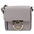Borsa a tracolla Salvatore Ferragamo Gancini in pelle grigia e oro Auth ka6000V Marrone D'oro - vista 2