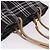 Borsa Tote BURBERRY Nova Check Canvas Black Beige Auth 202264 Nero - vista 6