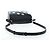 Borsa LOEWE Puzzle 10 Puzzle Bag Small in pelle 2way Nero Argento Auth 198606SM - vista 7