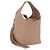 Bolso de cordón CHANEL Chocolate Bar en piel de cordero Beige Silver CC Auth BA15389V Plata