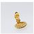 Orecchini CHANEL metallo Gold Tone CC Auth ka6048 - vista 4