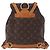 Zaino LOUIS VUITTON Monogram Montsouris MM M51136 LV Auth 198374 Monogramma - vista 2
