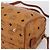 Borsa Boston MCM Logogram Vicetos PVC Pelle 2way Marrone Oro Auth 201891A D'oro - vista 12