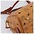 Borsa Boston MCM Logogram Vicetos PVC Pelle 2way Marrone Oro Auth 201891A D'oro - vista 15