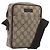 Borsa a Tracolla GUCCI GG Supreme PVC Beige Silver 122754 Auth hk4066 Argento