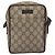 Borsa a Tracolla GUCCI GG Supreme PVC Beige Silver 122754 Auth hk4066 Argento - vista 2