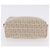 Pouch a mano FENDI Zucchino Canvas Beige Silver Auth ka5985A Argento - vista 10